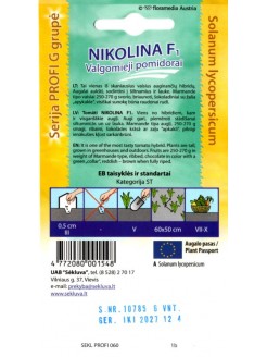 Pomidorai 'Nikolina' H, 6 sėklos