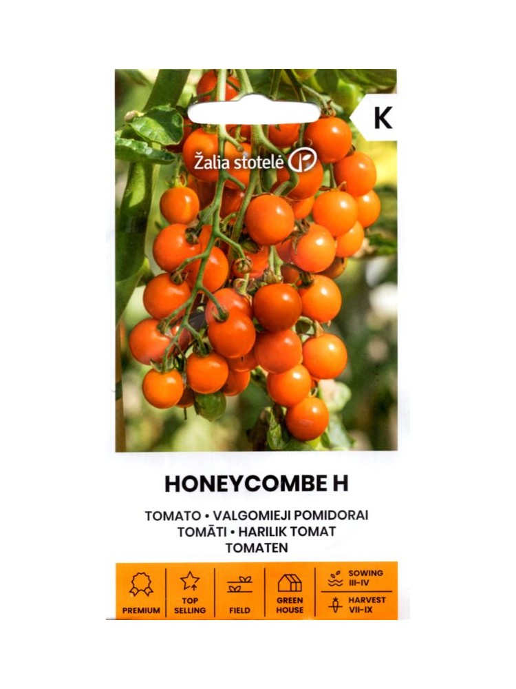 Pomidorai 'Honeycombe' H, 10 sėklų