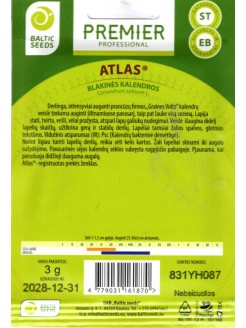 Kalendros blakinės 'Atlas' 3 g