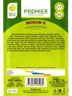 Morkos 'Mokum' H, 600 sėklų