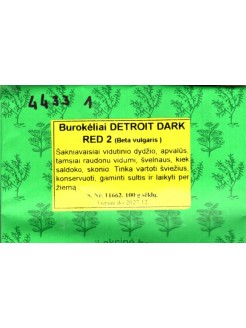 Burokėliai raudonieji 'Detroit Dark Red 2' 100 g