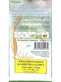 Kopūstai baltagūžiai 'Kamienna Glowa' 30 g