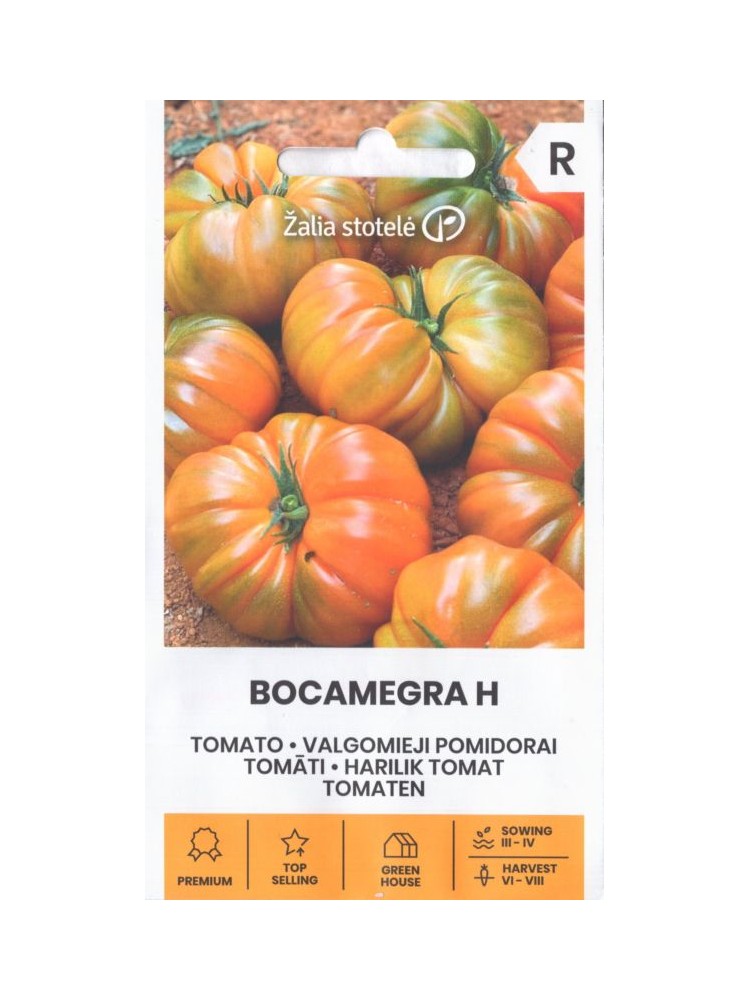 Pomidorai 'Bocamegra' H, 10 sėklų